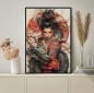 Preview: Diamond Painting Geisha & Drachen